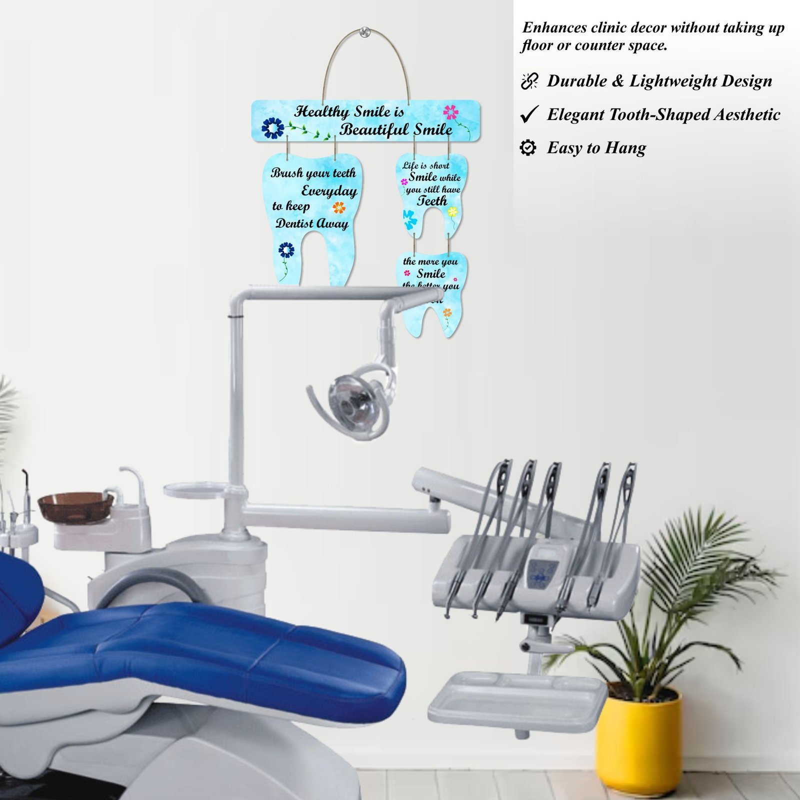 Dental Wall Decor - Healthy Smile is Beautiful Smile - Image 2