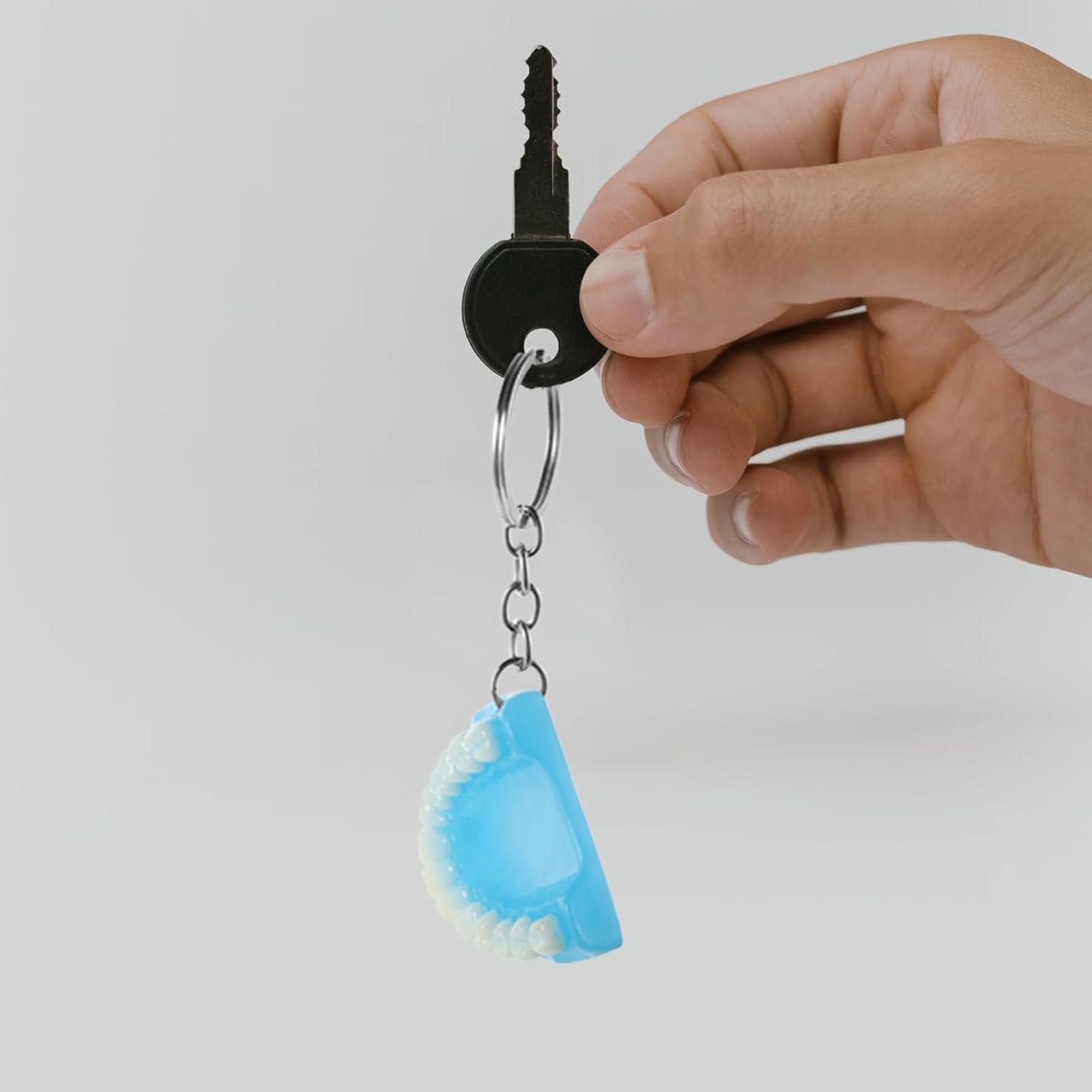 Blue Dental Denture Keychain - Image 6