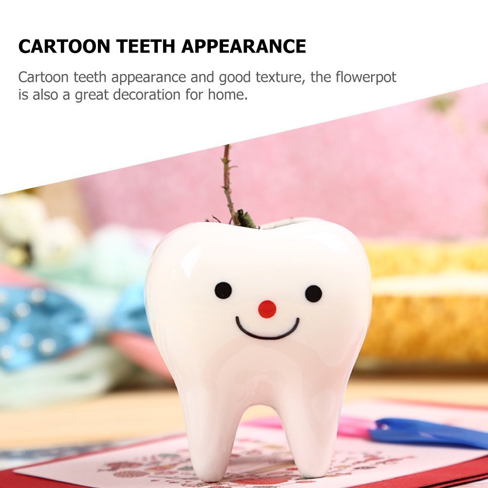 Tooth Shape Flower Pot - Image 6