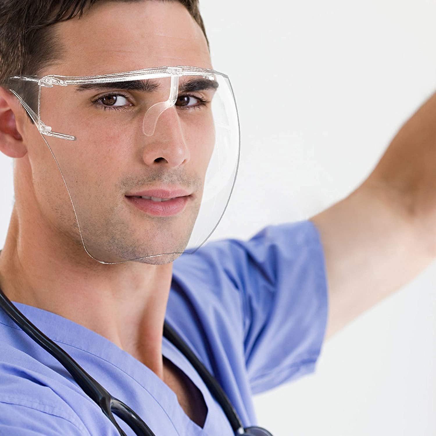 Dental Face Shield Ð Reusable & Clear Protective Visor - Image 2