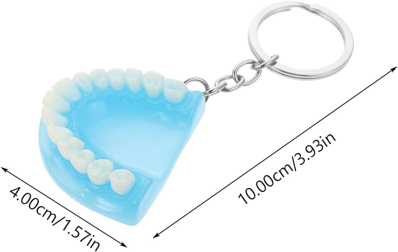 Blue Dental Denture Keychain - Image 5