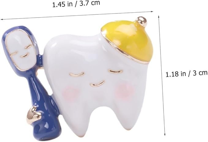Tooth Shape Brooch Cute Cartoon - Image 9