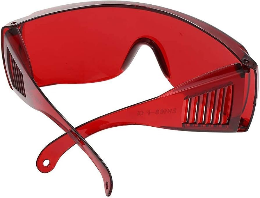 Red Dental Safety Glasses - Image 6