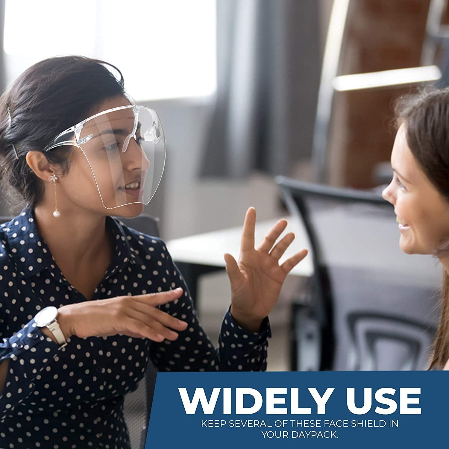 Dental Face Shield Ð Reusable & Clear Protective Visor - Image 4