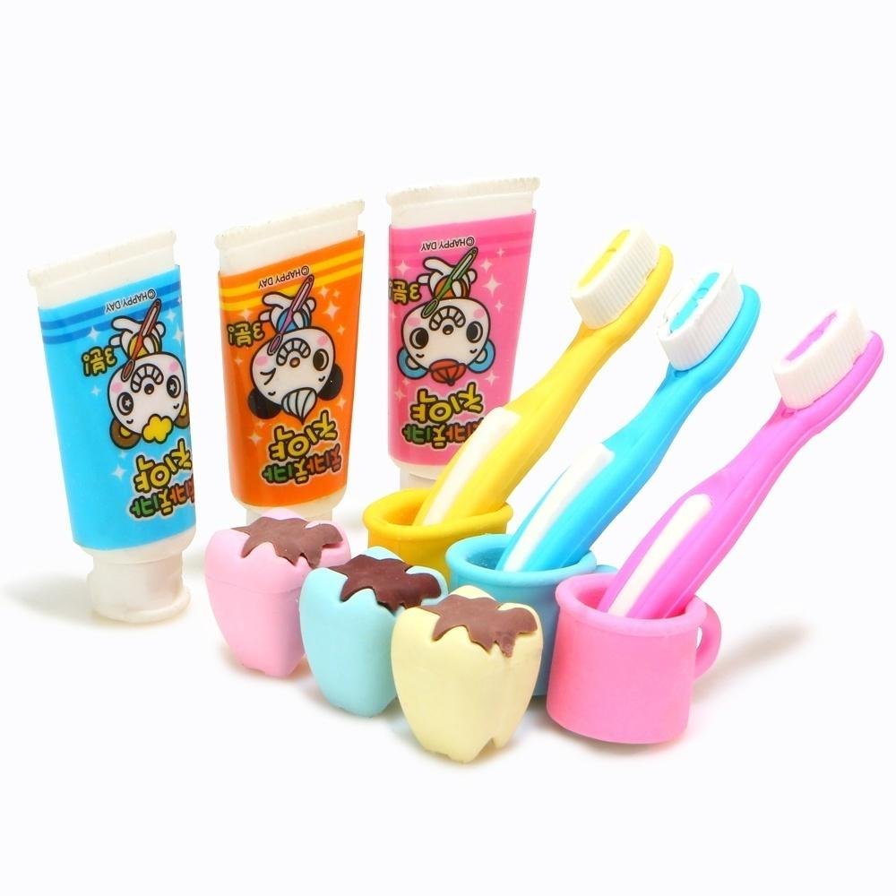 3D Erasers - Brush, Toothpaste - Image 4