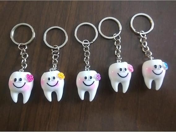 Cartoon Tooth Keychain - Image 3