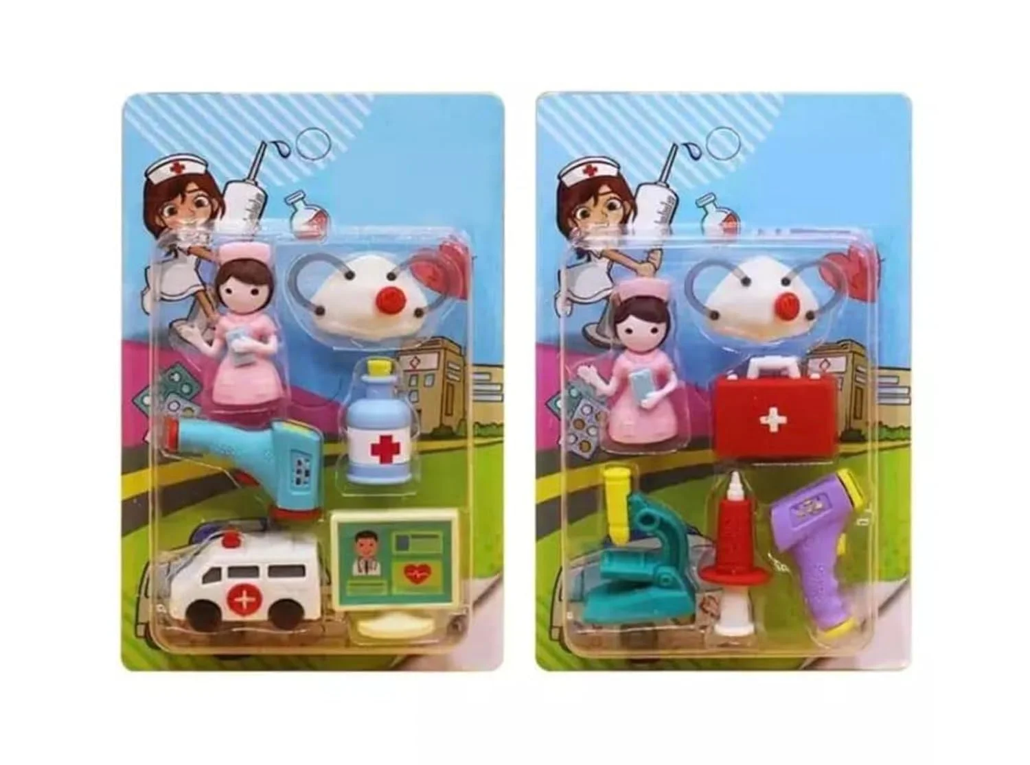 3D Erasers – Doctor Nurse Playset