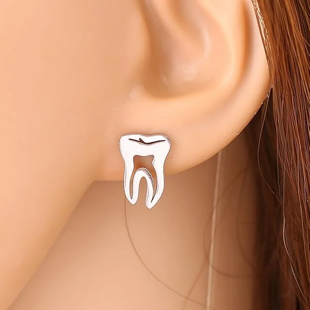 Tooth Earrings