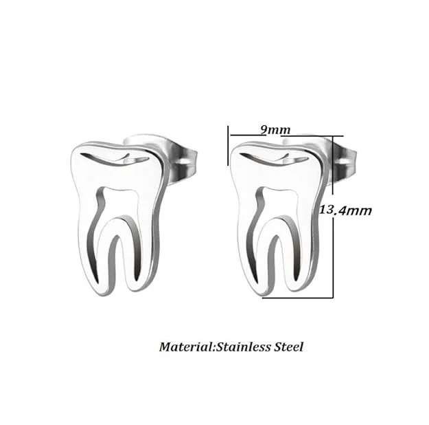 Tooth Earrings