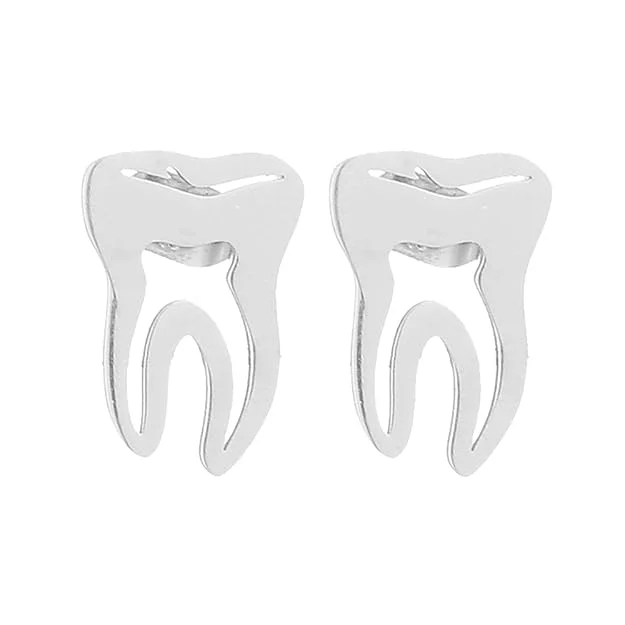 Tooth Earrings