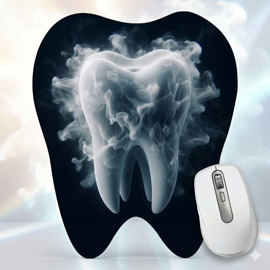 Tooth-Shaped Mouse Pad