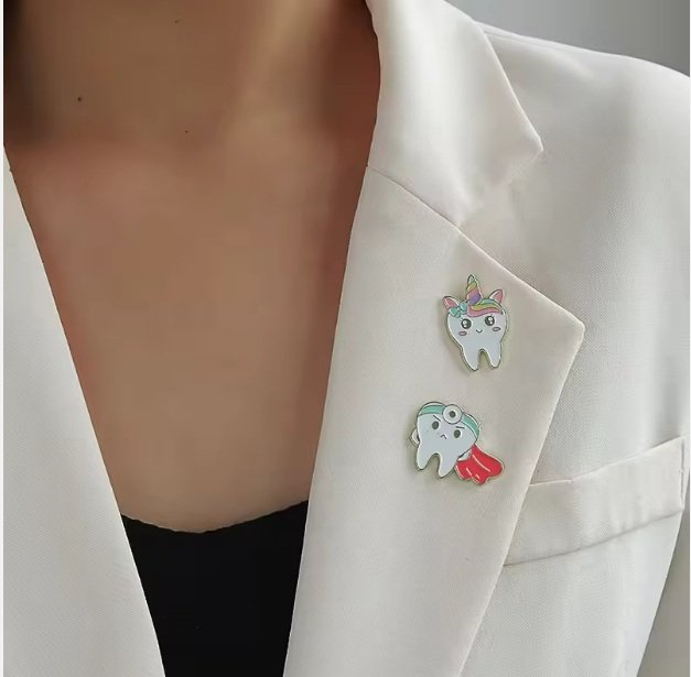 Cute Cartoon Enamel Brooch Pin Set