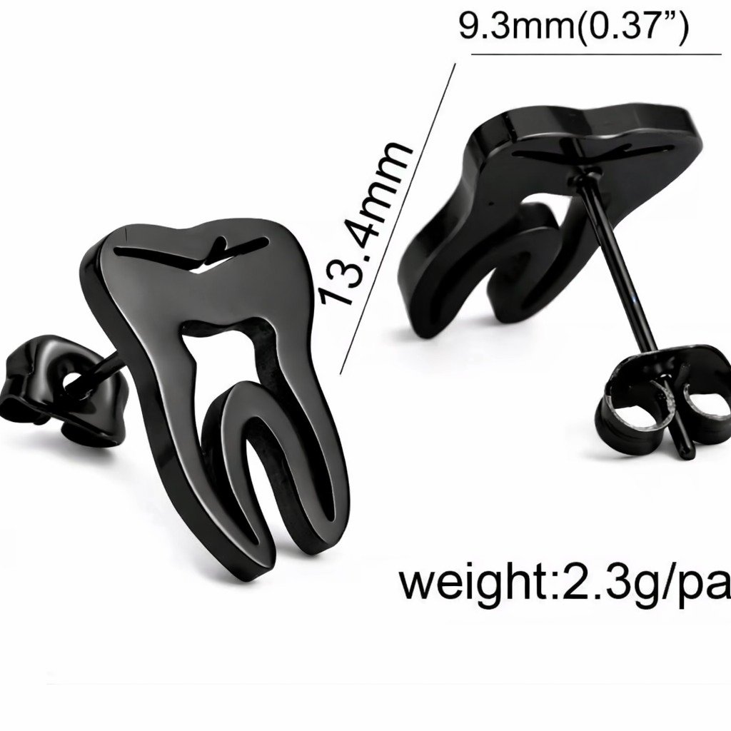 Tooth Earrings