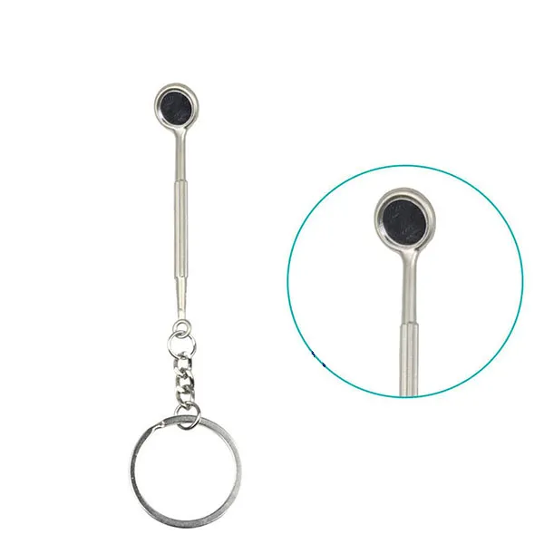 Dental Mouth Mirror Keychain