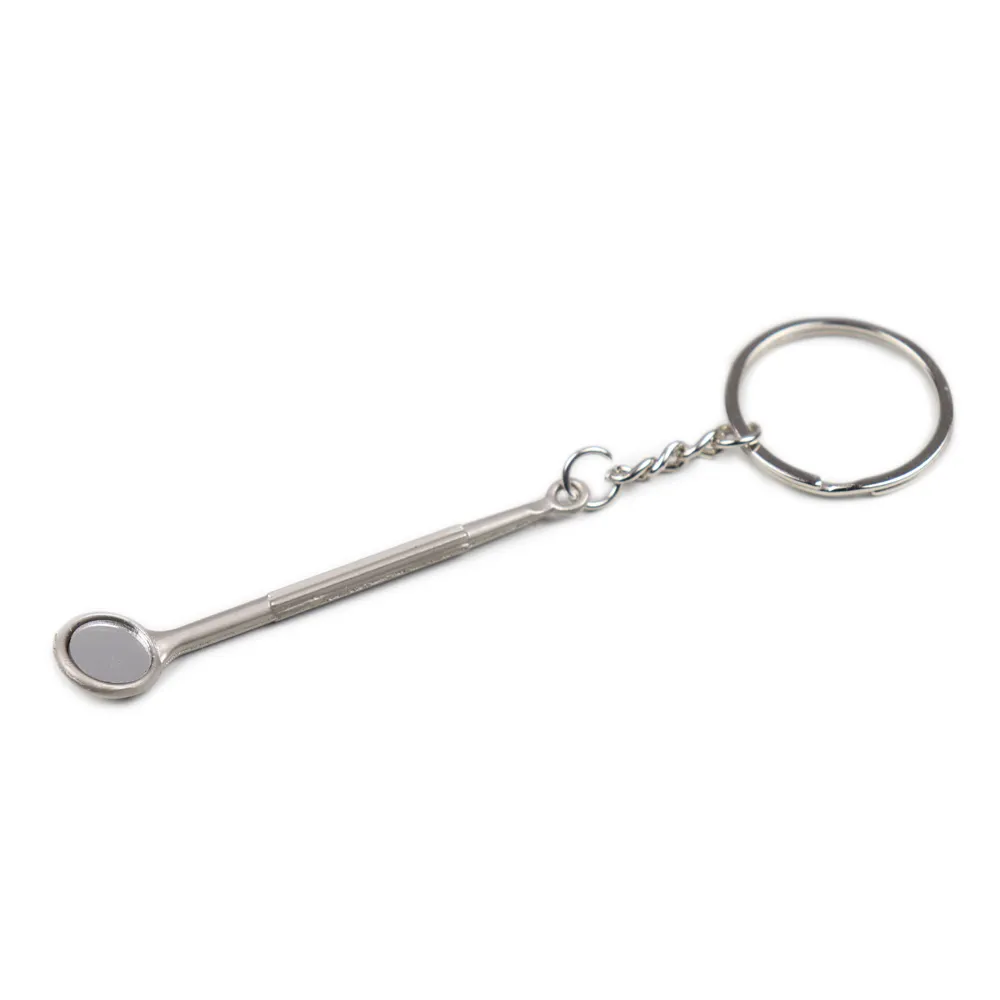 Dental Mouth Mirror Keychain