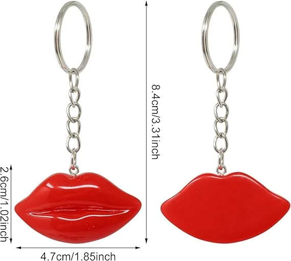 Red Lip Keychain