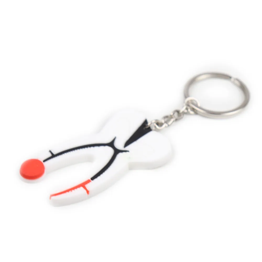 Tooth Anatomy Keychain (Rubber Material)