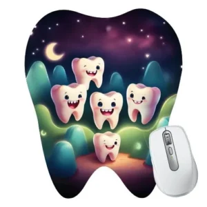 Tooth-Shaped Mouse Pad