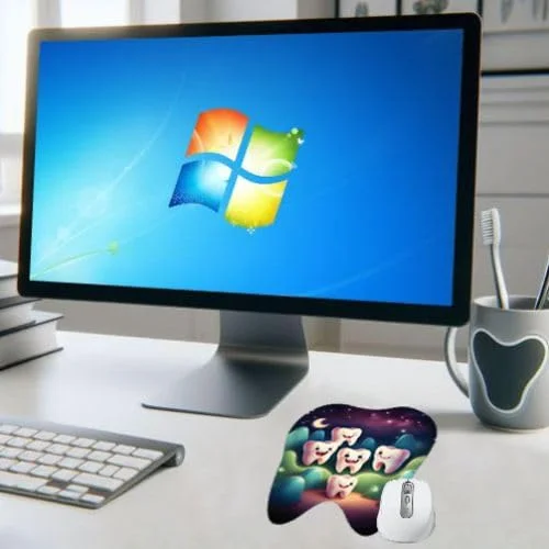 Tooth-Shaped Mouse Pad