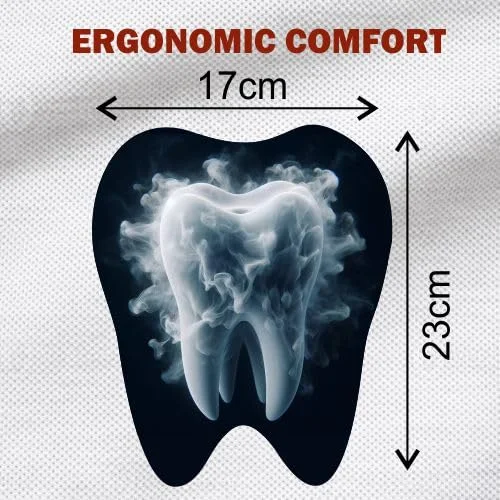 Tooth-Shaped Mouse Pad