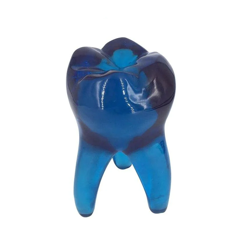 Crystal Molar Sculpture – Decorative Resin Tooth Figurine