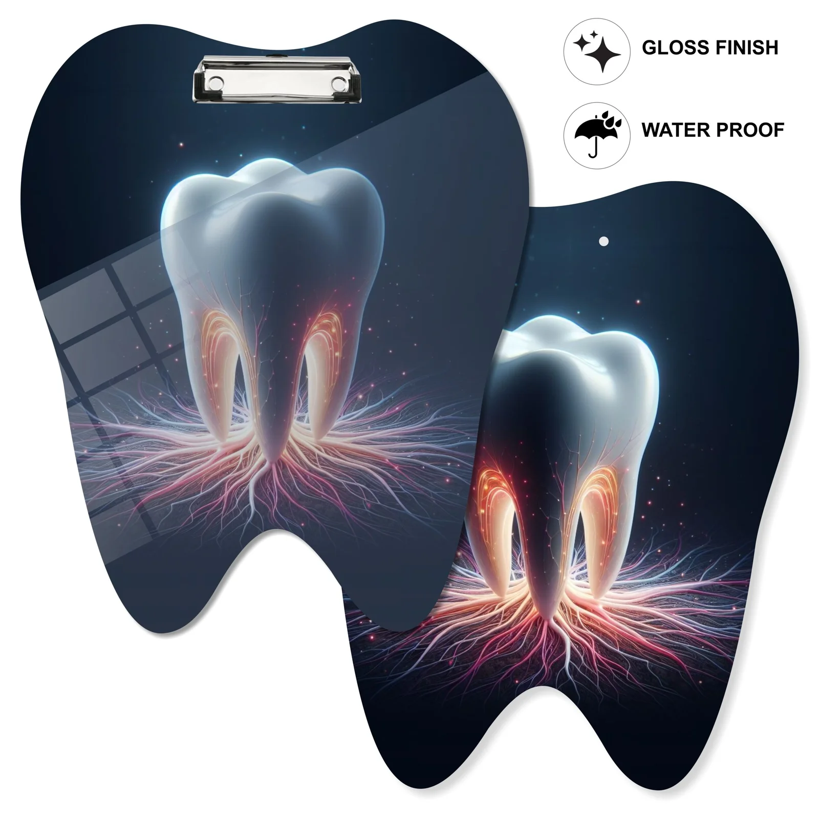Tooth Shape Acrylic Writing Pad