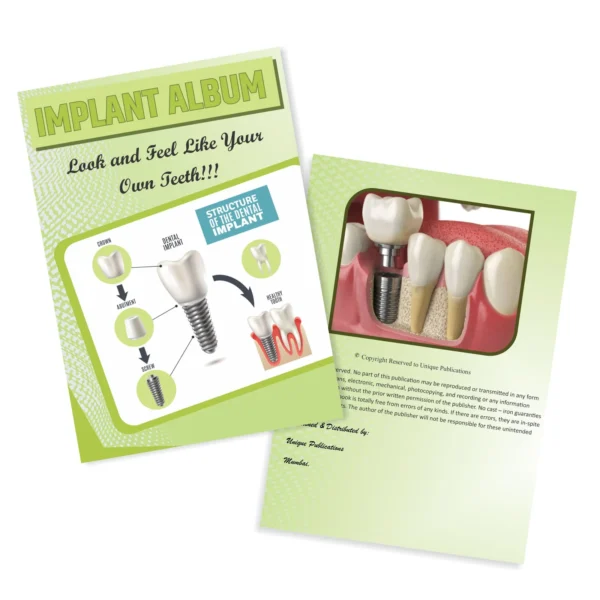 Implant Album Book (Pack of 5)