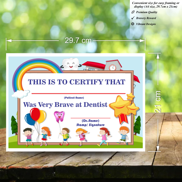 Dental Achievement Certificate Pack – Perfect Checkup & Tooth Fairy Awards