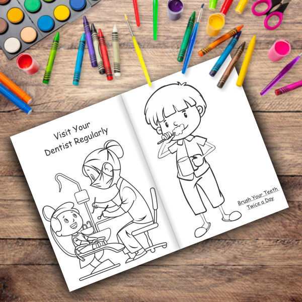 Dental Fun Colouring Book for Kids – Happy Teeth Adventures