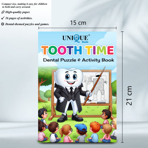 Tooth Time Dental Puzzle & Activity Book for Kids