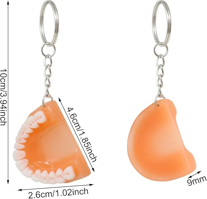 Dental Denture Keychain