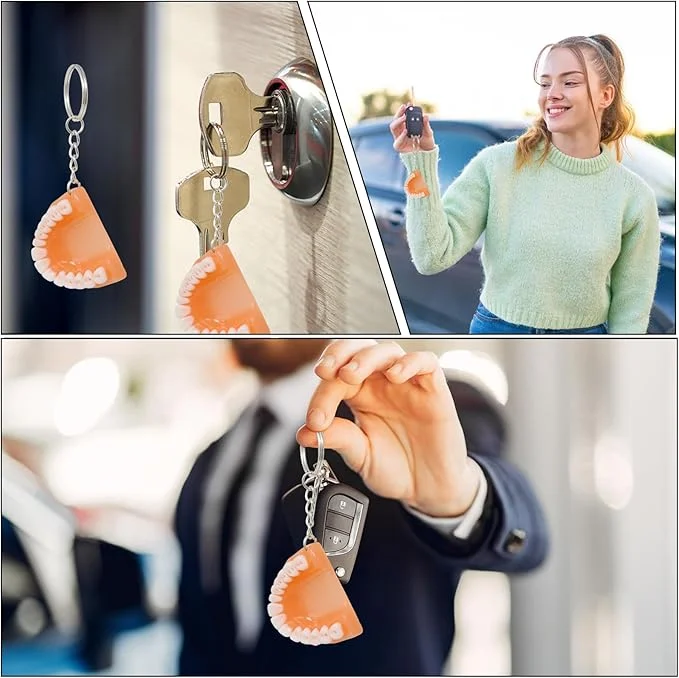 Dental Denture Keychain