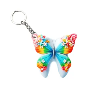Dental Keychain – Colorful Butterfly Keychain