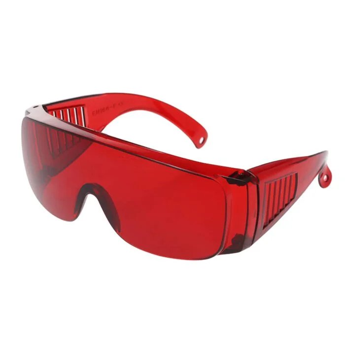 Red Dental Safety Glasses