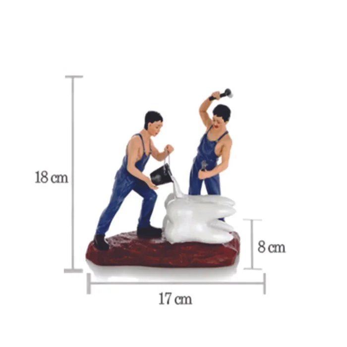 New Fashion Human Dentist Sculpture – Artistic Resin Figurine for Dental Clinic Decoration