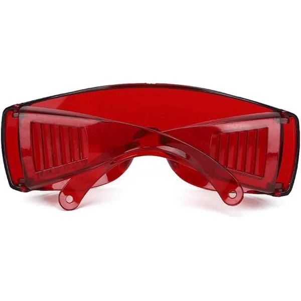Red Dental Safety Glasses
