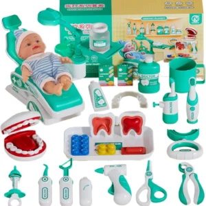 Kids Pretend Doctor Toy Dental Clinic Play Set tag