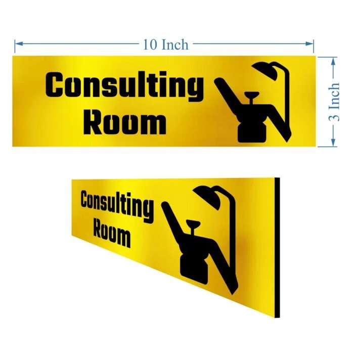 Consulting Room – Acrylic Sign Plate