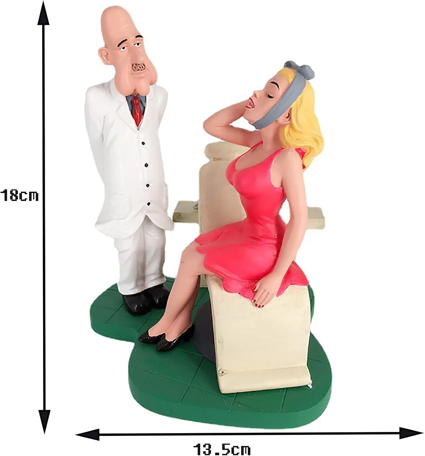 Dentist Beauty Sculpture Model – Resin Table Ornament for Clinic Decoration & Gifts