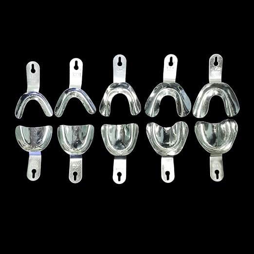 Edentulous Non Perforated Impression Trays Set