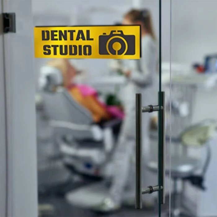 Dental Studio – Acrylic Sign Plate