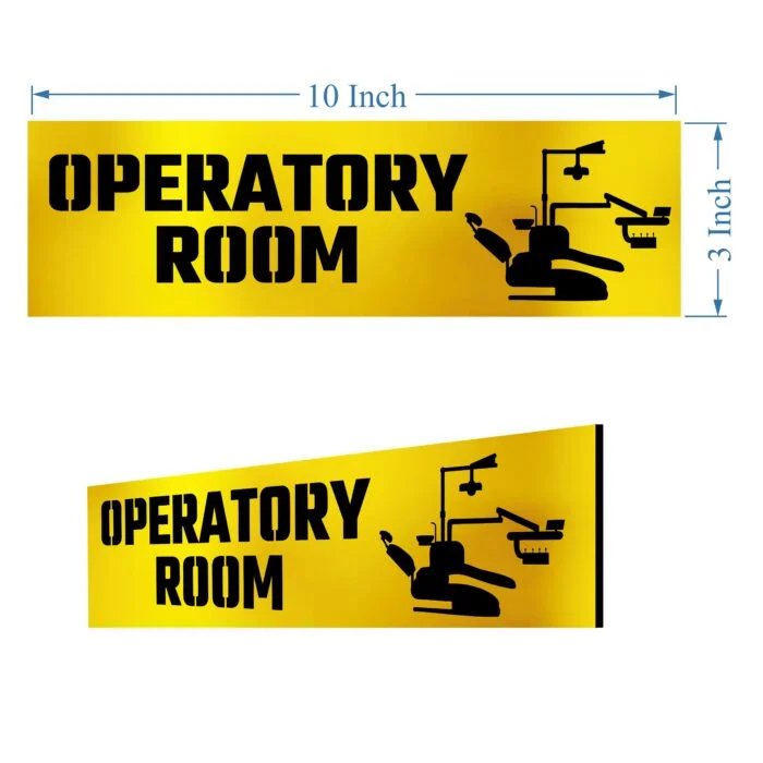 Operatory Room – Acrylic Sign Plate