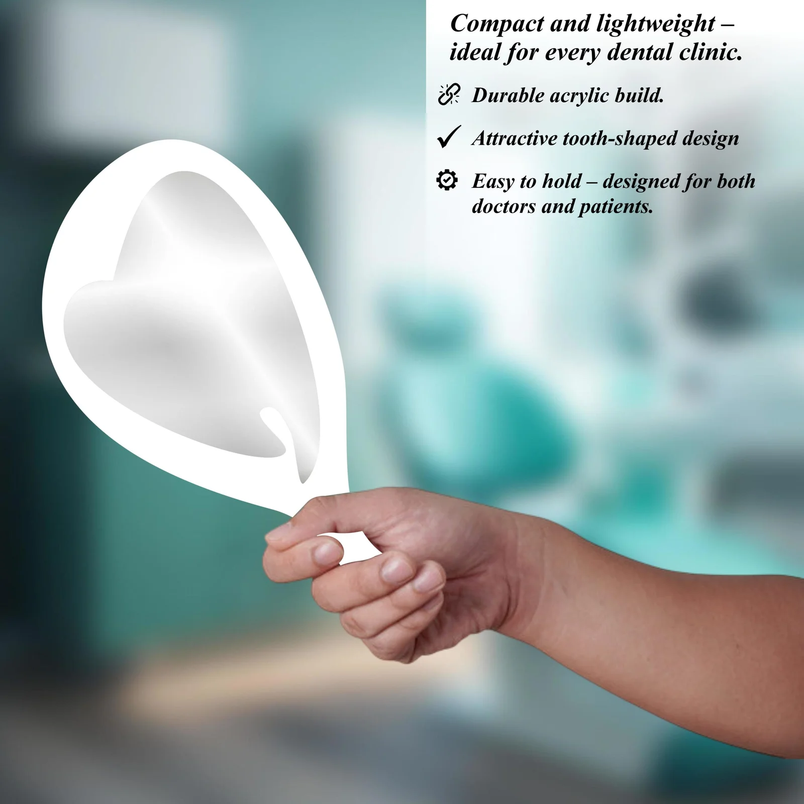 Hand Mirror Toothshape – Nerve View