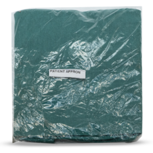 Patient Apron Green Cloth