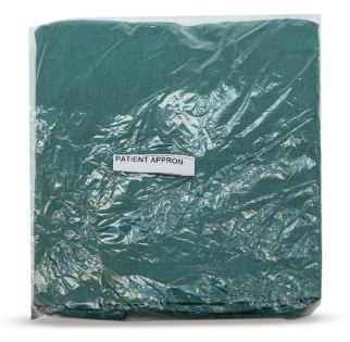Patient Apron Green Cloth