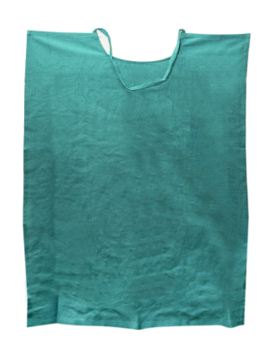 Patient Apron Green Cloth