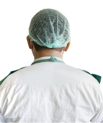 Patient Apron Green Cloth