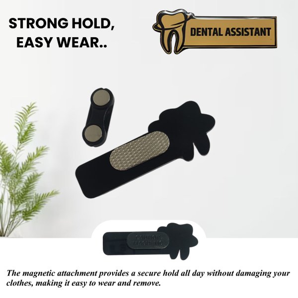 Dental Assistant Professional Name Tag Badge