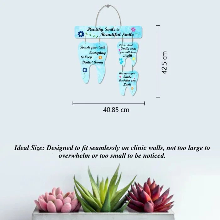Dental Wall Decor – Healthy Smile is Beautiful Smile