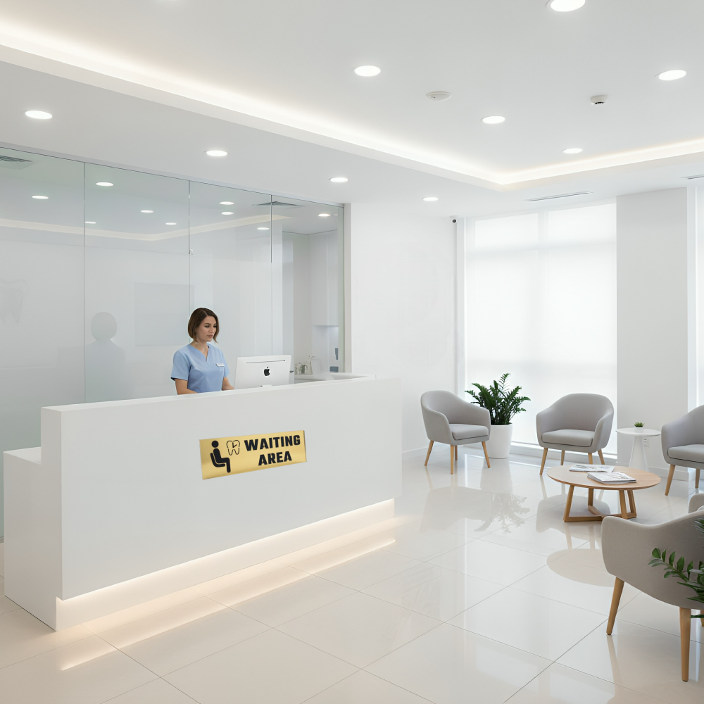 Waiting Area – Acrylic Sign Plate